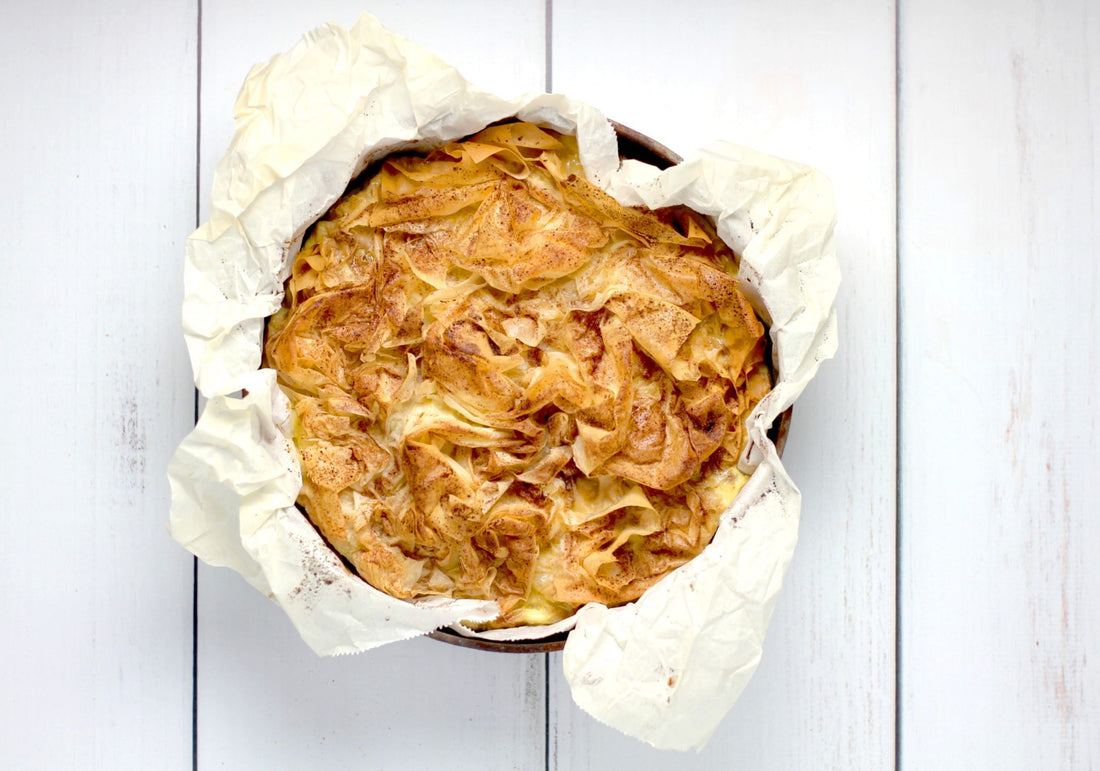 Chicken, mushroom and asparagus pie