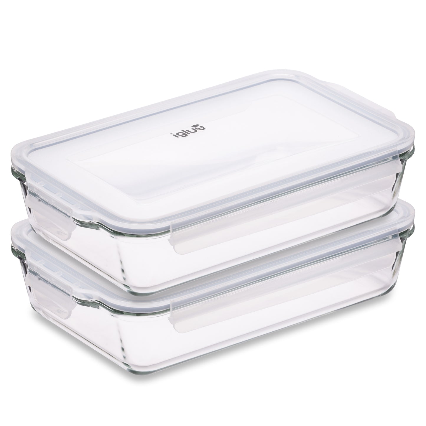 Glass Lasagne Dish with Lid - 2.2 litre