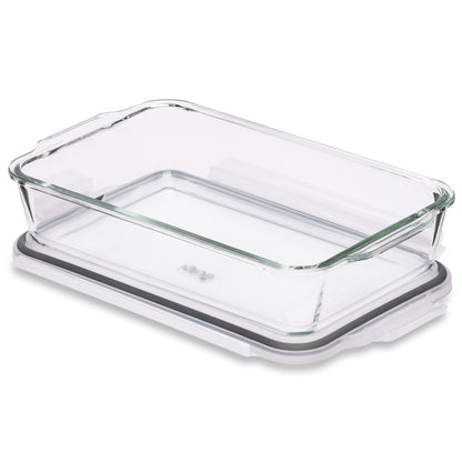 Glass Lasagne Dish with Lid - 2.2 litre