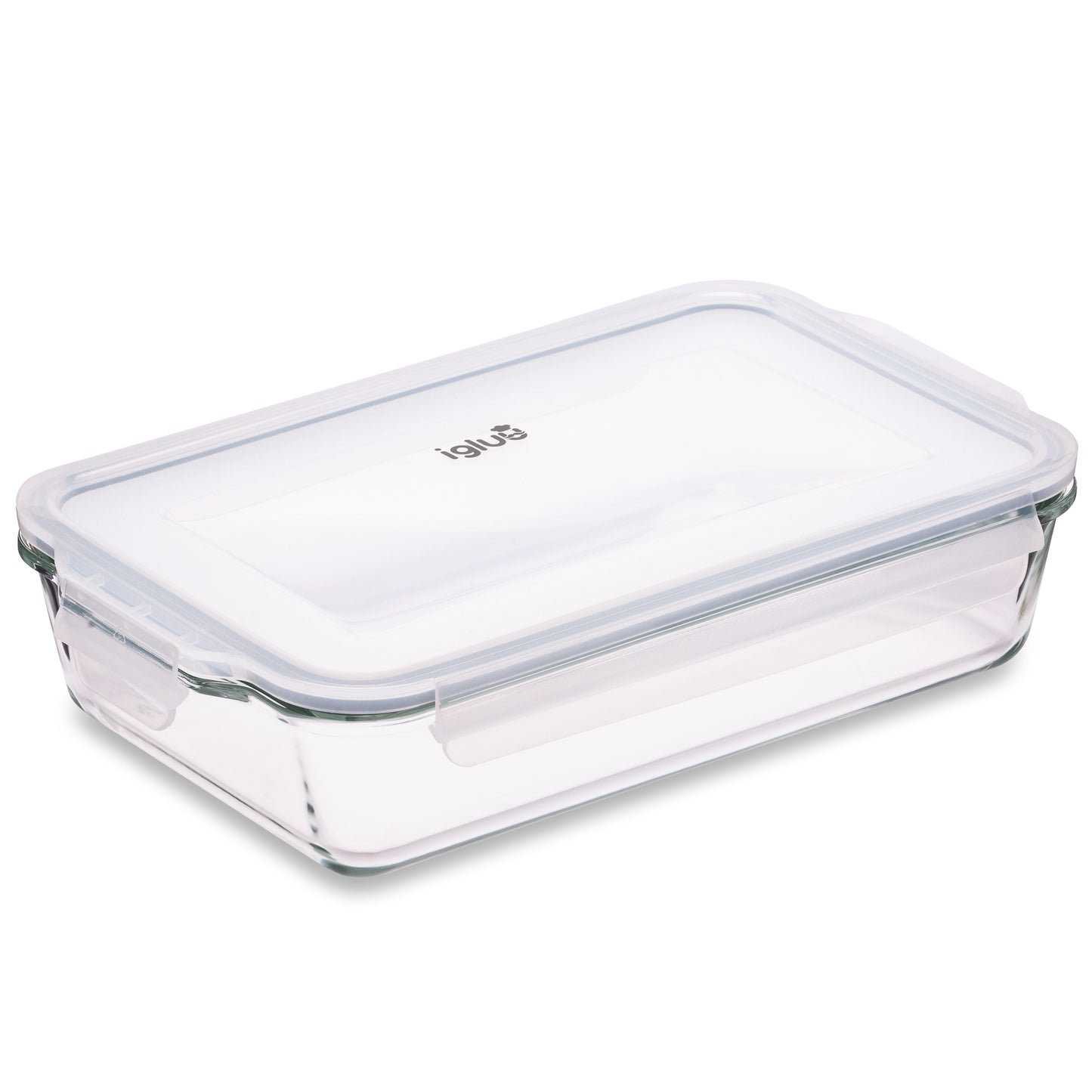 Glass Lasagne Dish with Lid - 2.2 litre